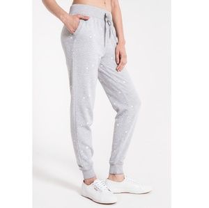 Z Supply Star Print Fleece Jogger
